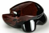 Polished Mahogany Obsidian Turtle - California #331587-1